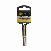 Головка торцевая глубокая 9мм 3/8"DR 6-гранная (держатель) ЭВРИКА 1/120